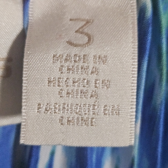 Chico accordion style midi to maxi skirt size 3 = large see pics - Picture 8 of 14